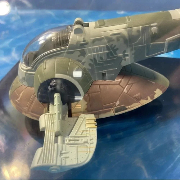 Star Wars - Boba Fett SLAVE 1 Ultra Titanium Series Diecast  Vehicle Hasbro 2006 - Picture 3 of 16